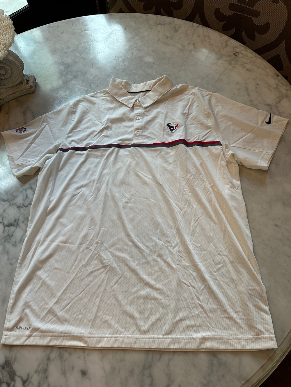 Houston Texans Performance Polo. Nike. XXL